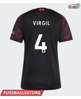 Günstige Liverpool Virgil van Dijk #4 3rd trikot Damen 2026-27 Kurzarm